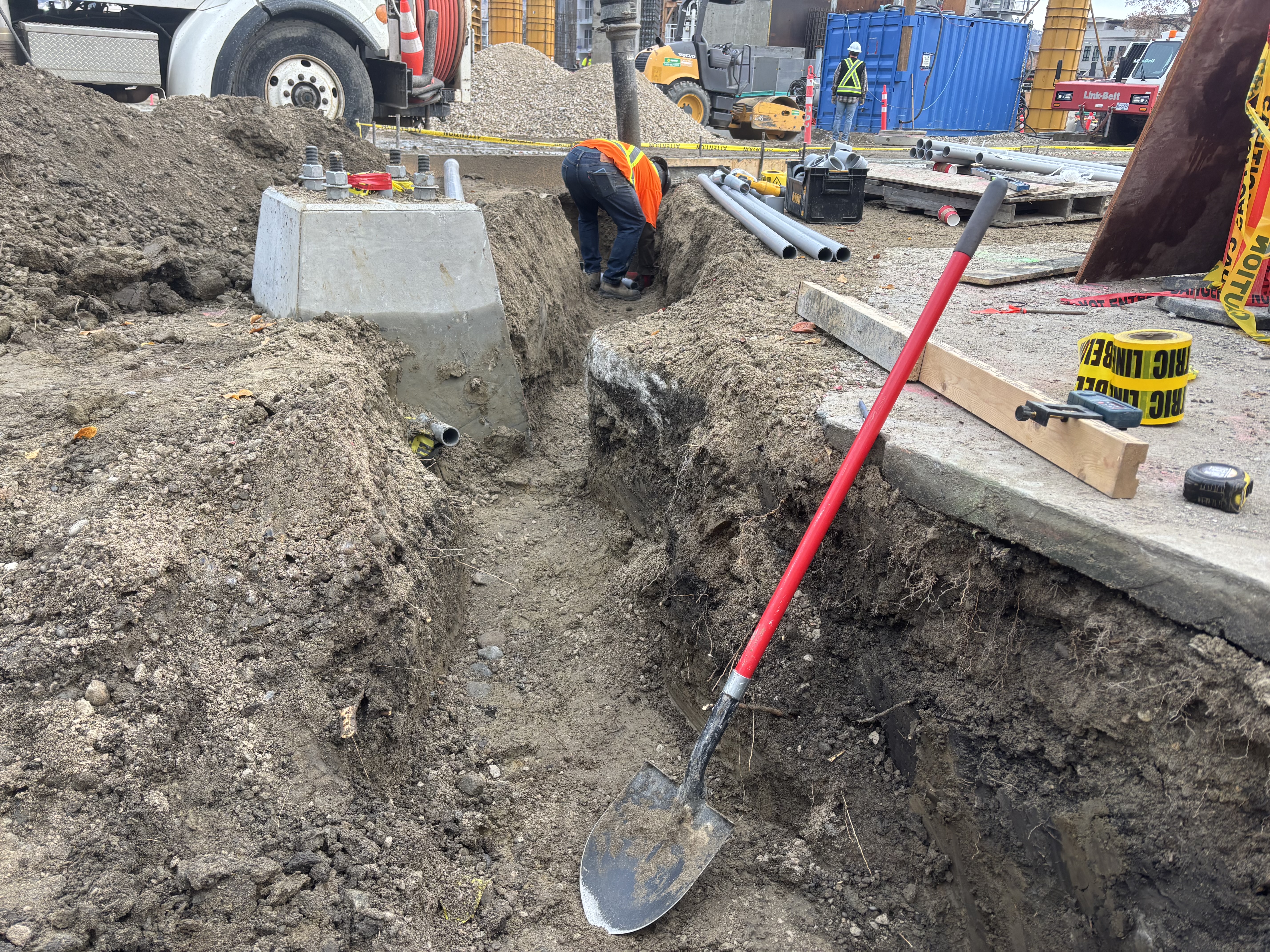 Infrastructure Construction Site Layout