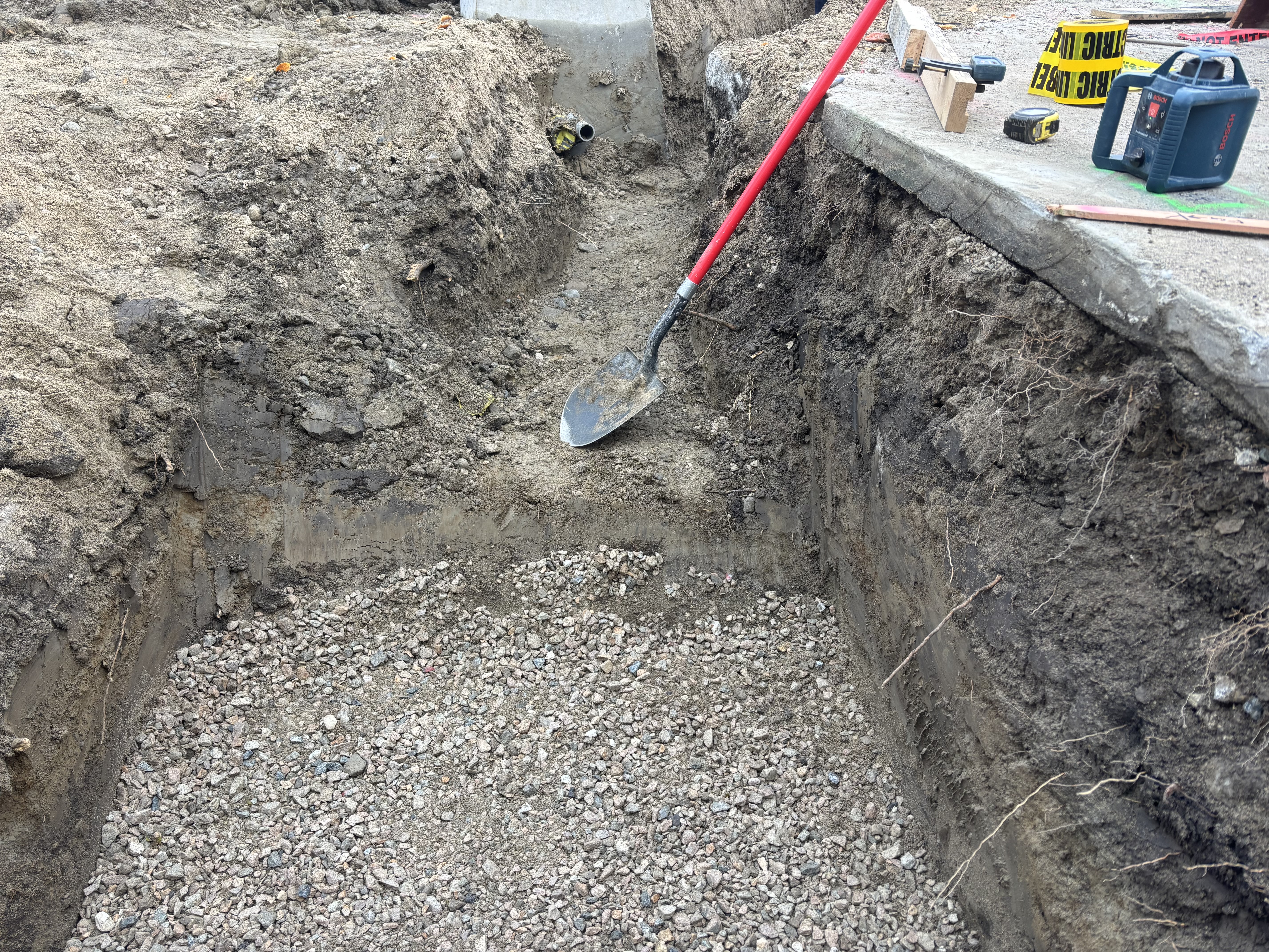 Infrastructure Construction Site Layout